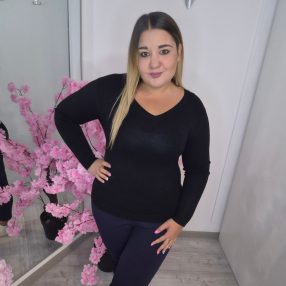 Fekete Pulóver