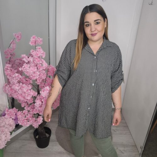 Kockás Oversize Ing