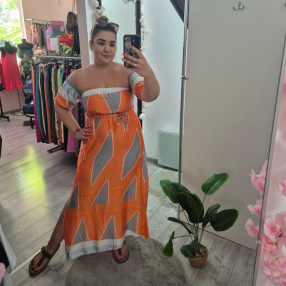 Spanyol Ujjas Szatén Ruha