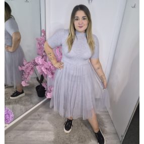 Molly Szürke Tüllös Ruha
