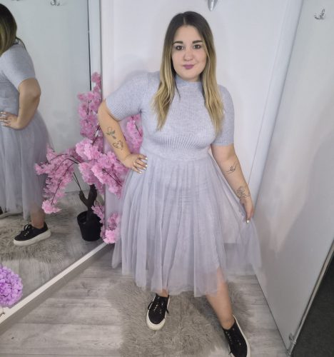 Molly Szürke Tüllös Ruha