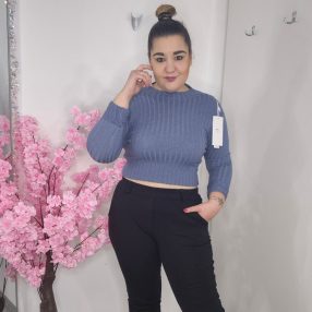 Kék Cropp Top