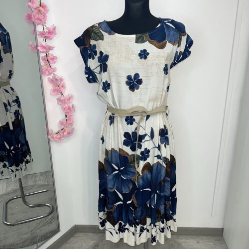 Kék Virágos Egyberuha