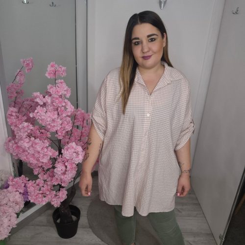 Kockás Oversize Ing