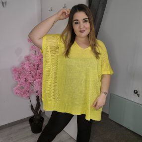 Sárga Lukacsos Lezser Tunika