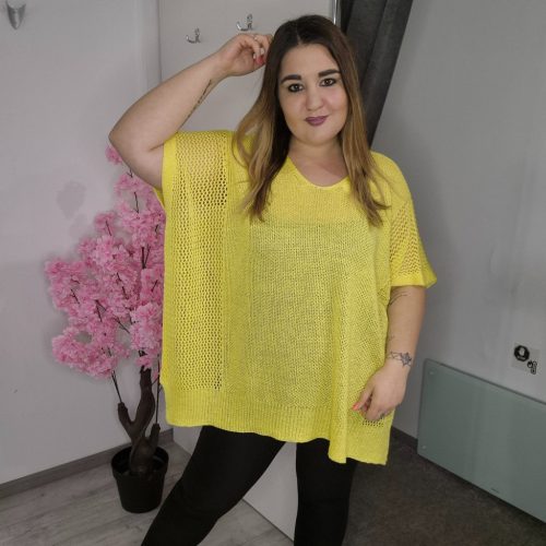 Sárga Lukacsos Lezser Tunika