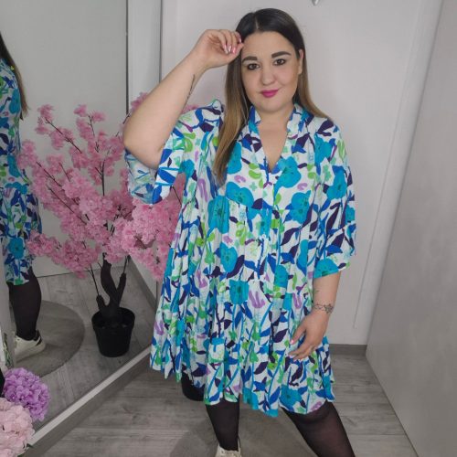 FLY Ruha Kék Virágos