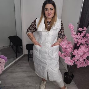 Fehér Hosszú Mellény