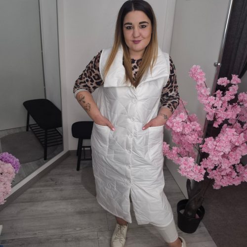 Fehér Hosszú Mellény