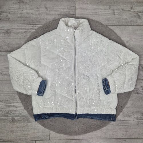 Fehér Flitteres Kabát