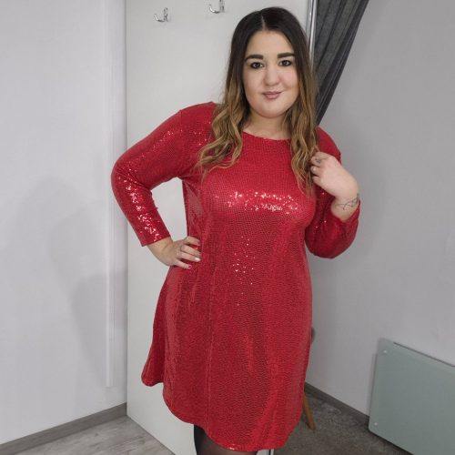 Piros Flitteres Ruha