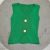 Zöld Kötött Mellény