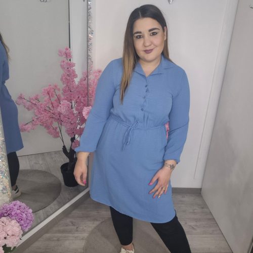 Muszlin Ingruha Kék