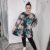 Zöld/Púder Plus Size Tunika