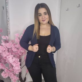 Sötétkék "Blézer"