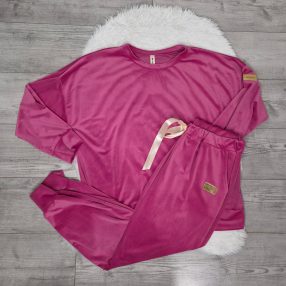 Luxury Plüss Melegítő ( pink ) Plus Size