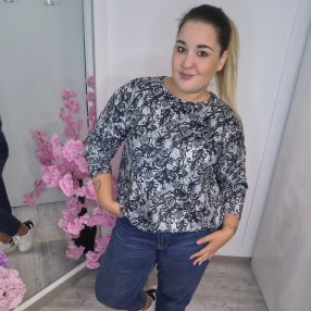 GEDA Csipke Mintázott Felső