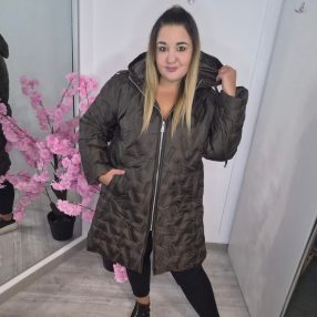 Csokibarna Hosszú Kabát HOPE