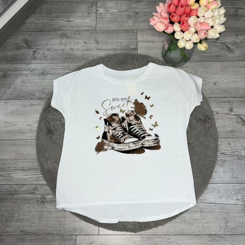 Cipő Mintás Póló (XL/2XL)