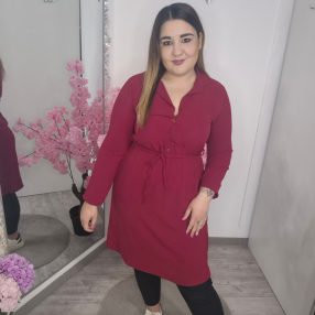 Muszlin Ingriuha Bordó