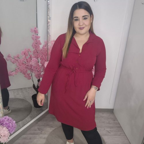 Muszlin Ingriuha Bordó