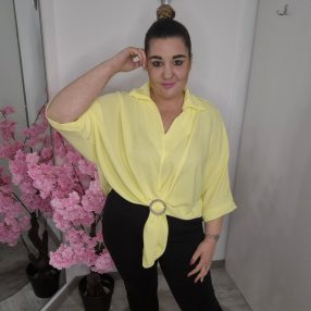 Muszlin Blúz Sárga