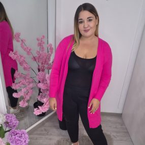 Pink Kardigán