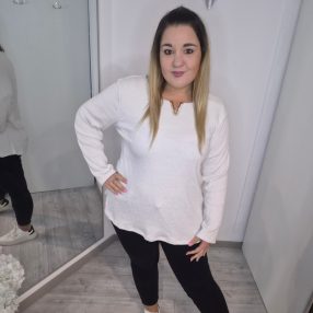 Fehér Csillogós Tunika