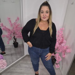 Fekete Kardigán