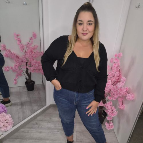Fekete Kardigán