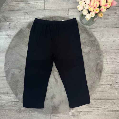 3/4 Fekete Leggings
