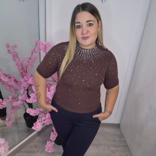 Stasszköves Félgarbó Barna
