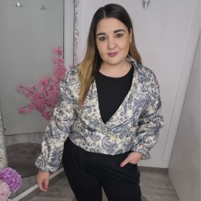 Török Mintás Blézer