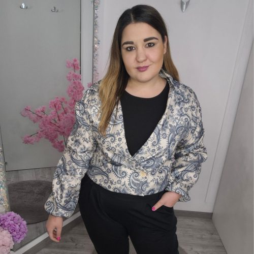 Török Mintás Blézer