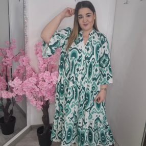 Zöld / Fehér Maxiruha