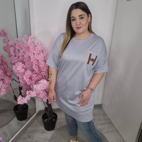 Oversize Tunika Szürke