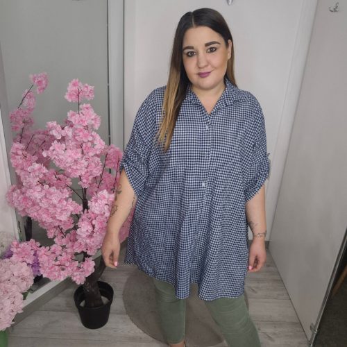 Kockás Oversize Ing